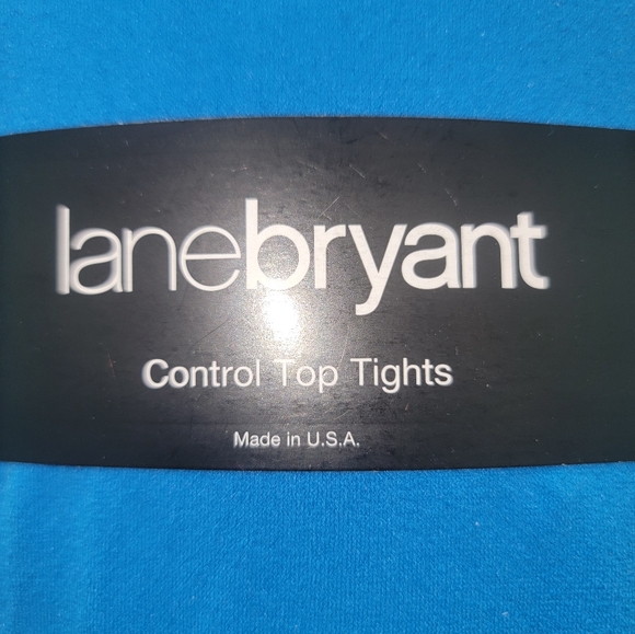 NEW NWT Lanebryant Opaque Control Top Tight Color Blue Size A-B - Picture 2 of 4